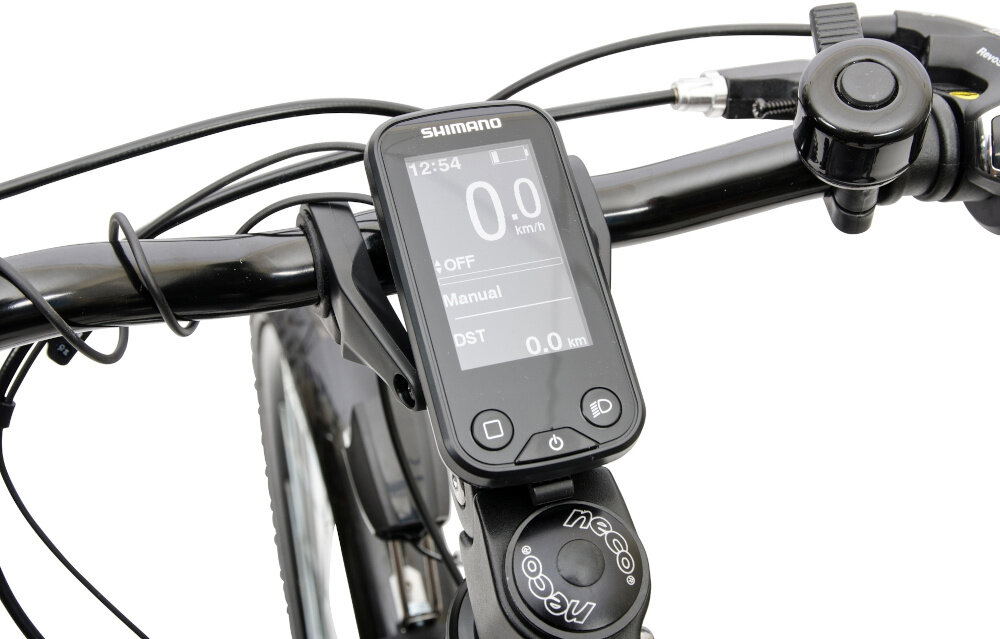 Rower elektryczny ORUS E-6000 Steps 5000 Czarny silnik bateria zasieg predkosc wyswietlacz