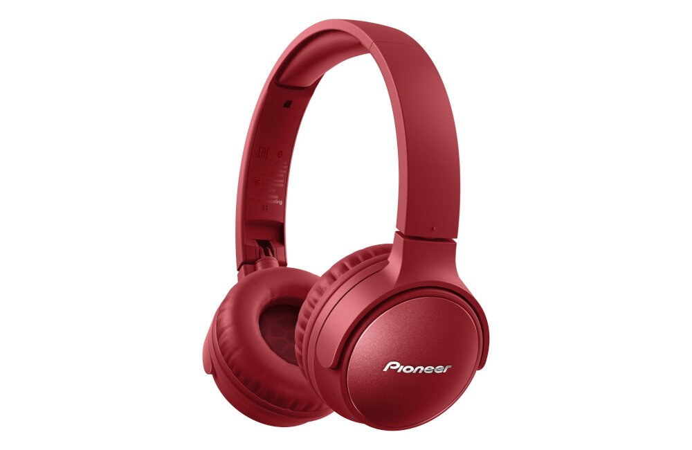 SŁUCHAWKI BLUETOOTH PIONEER SES6BNR ANC NAUSZNE CZERWONE asystent głosowy