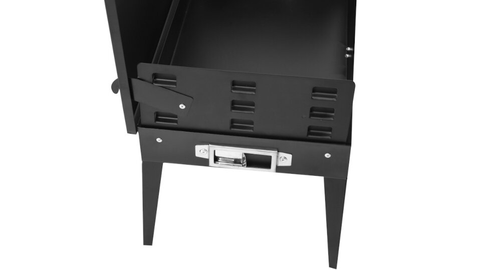 Grill węglowy LUND 99593 wyposazenie otwory regulowanie cyrkolacja