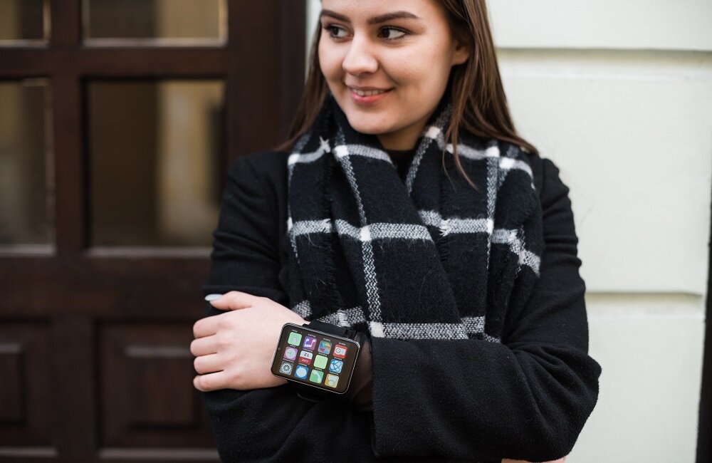 Smartwatch GARETT WatchPhone OnePro Czarny nowoczesny design