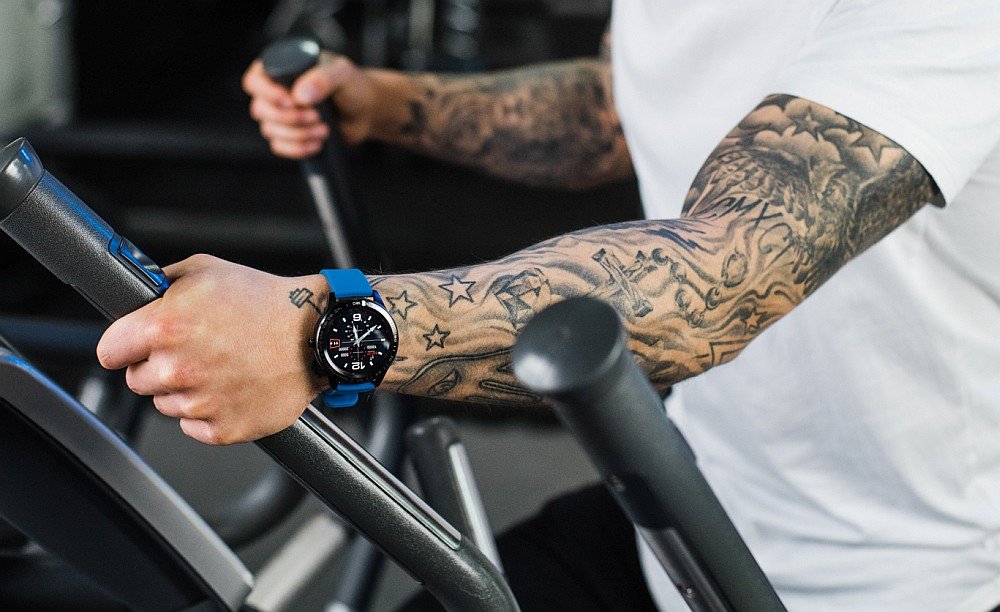 Smartwatch GARETT Men 3S cwiczenia trening aplikacje programy tętno monitor