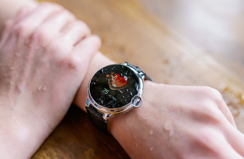 smartwatch Garett Women Karen Brązowy aparat zdjęcia