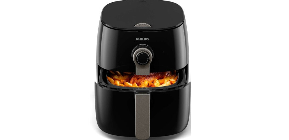 Frytkownica beztłuszczowa PHILIPS HD9721/10 Air Fryer smacznie i zdrowo moc smazenie pieczenie gotowanie technologia TurboStar gorace powietrza bez oleju