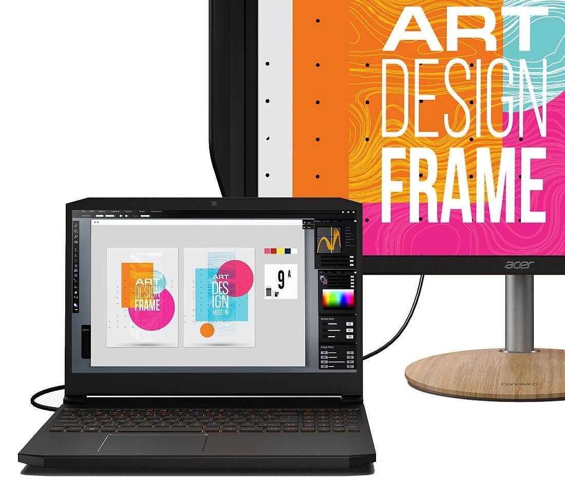 Laptop ACER ConceptD 5 - łączność