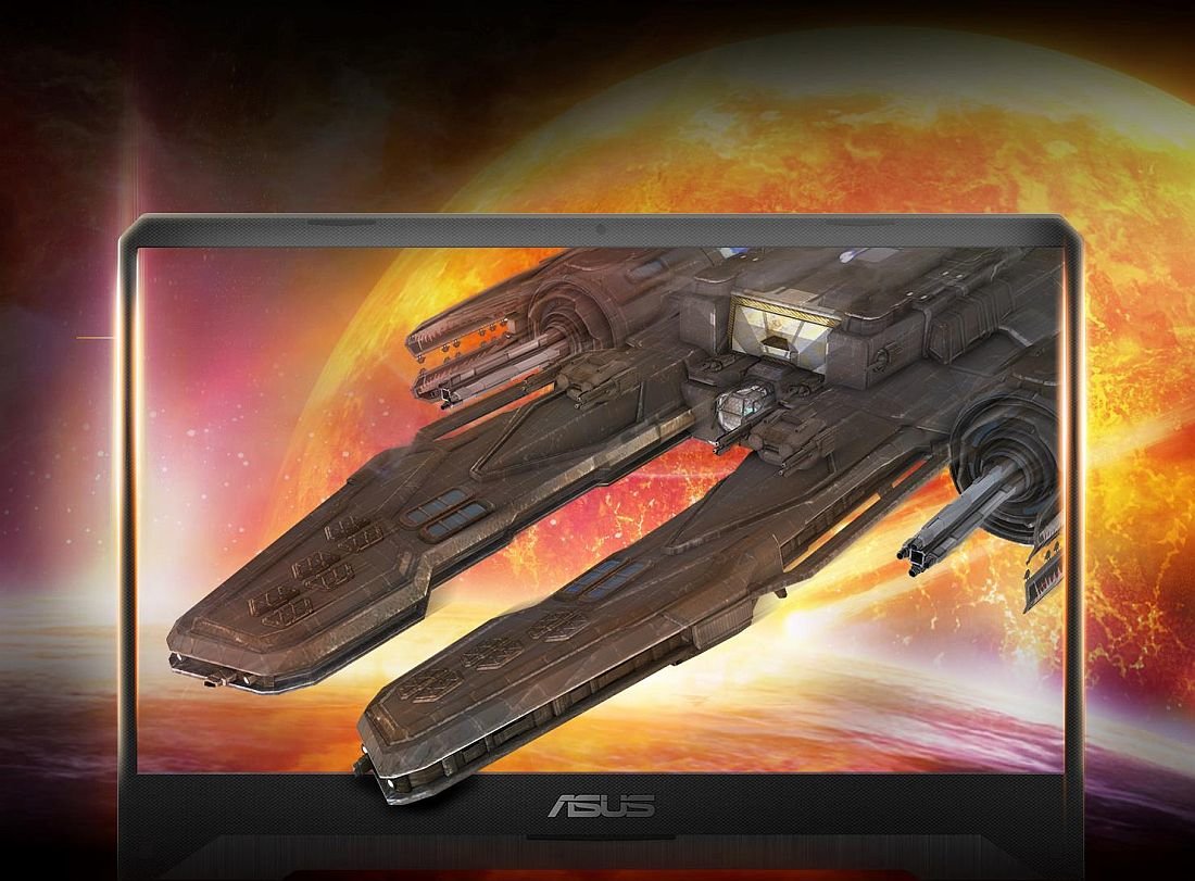 Laptop ASUS TUF Gaming FX505 ekran wyświetlacz