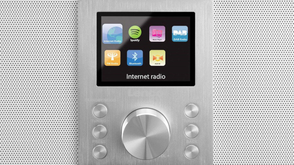 Radio Internetowe LENCO DIR-2000 Bialy - Wyświetlacz