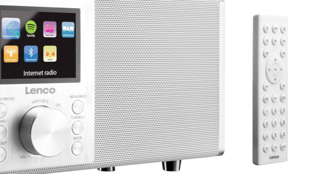 Radio Internetowe LENCO DIR-2000 Bialy - Sterowanie