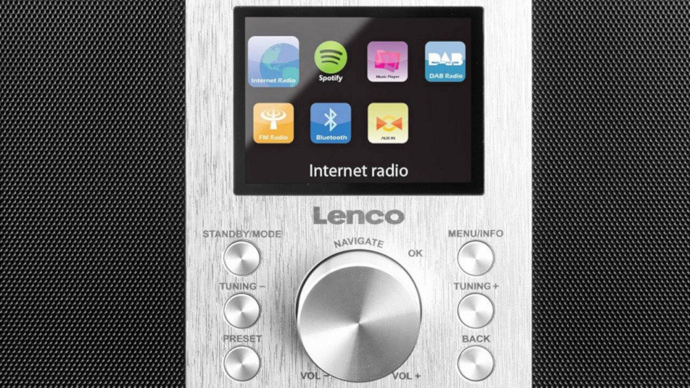 Radio Internetowe LENCO DIR-2000 Czarny - Wyświetlacz