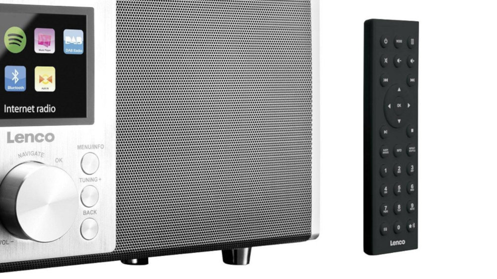 Radio Internetowe LENCO DIR-2000 Czarny - Sterowanie