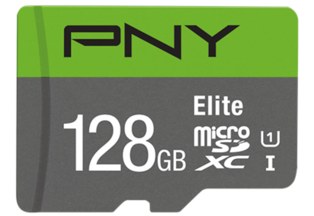 Karta pamięci PNY microSDXC Elite 128GB prędkość oczytu zapisu do 100 MB/s klasa szybkości UHS-I / U1 prędkość zapisu minimum 10 MB/s