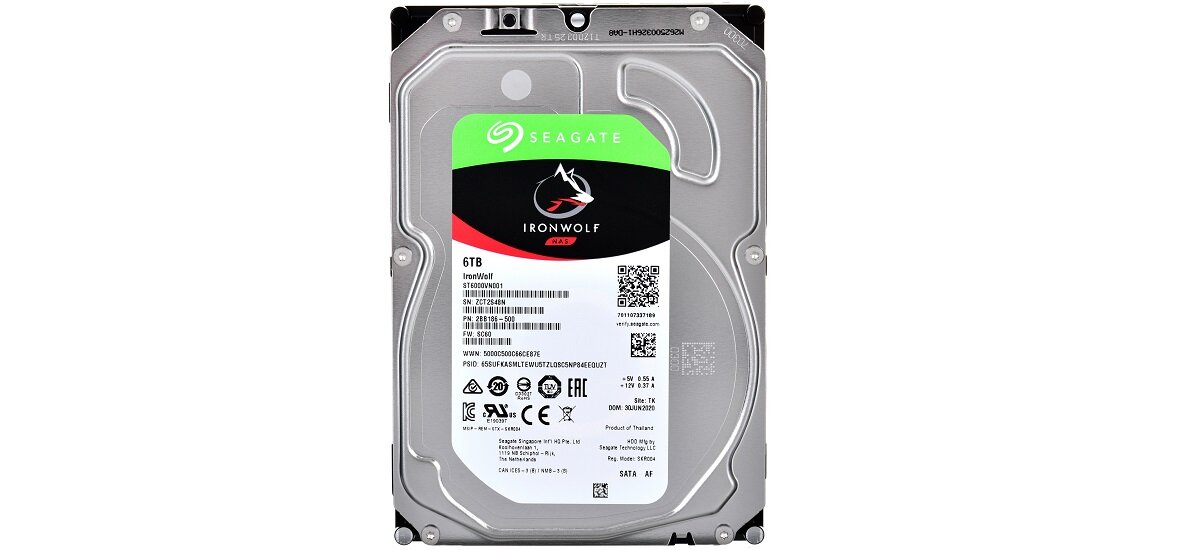 Dysk SEAGATE IronWolf zaprojektowany do wszystkich pamięci NAS umożliwia całodobową pracę