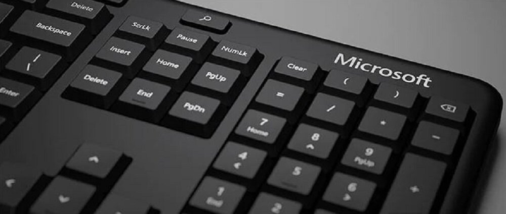Klawiatura MICROSOFT Ergonomic Business - Cicha praca