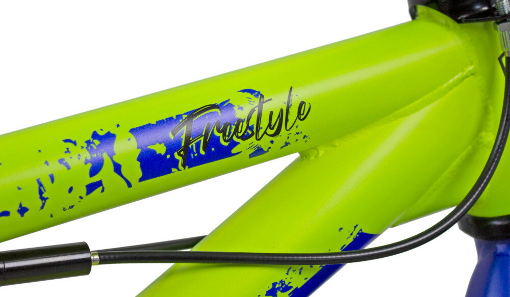 Rower BMX ESPERIA Freestyle 5650 zielono niebieski  - rama