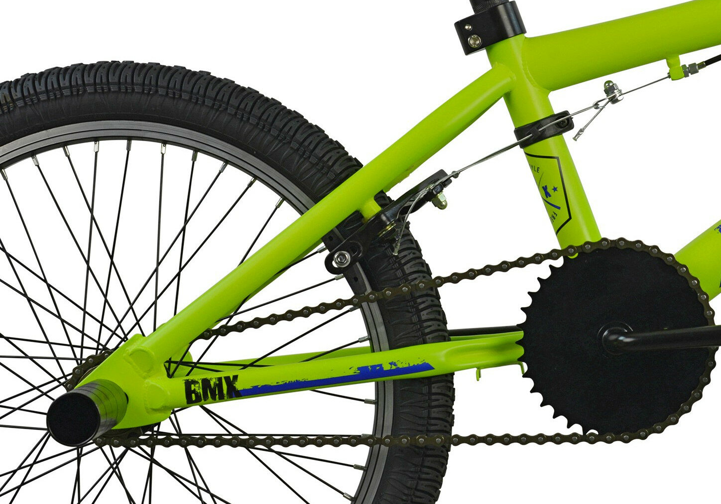 Rower BMX ESPERIA Freestyle 5650 zielono niebieski  - koła