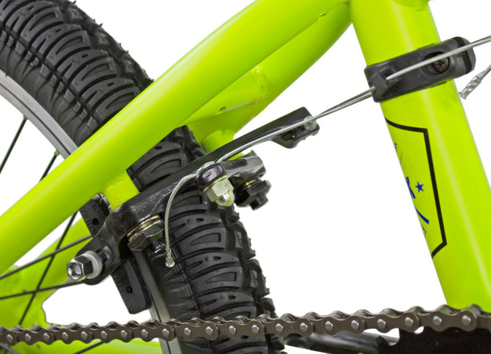 Rower BMX ESPERIA Freestyle 5650 zielono niebieski  - V-Brake