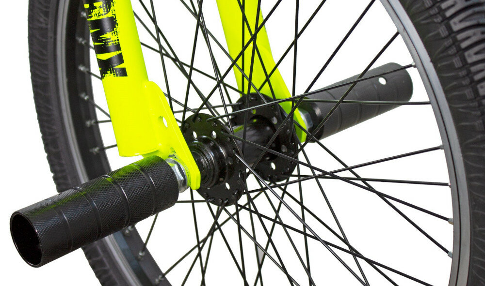Rower BMX ESPERIA Freestyle 5650 czarno zolty  - V-Brake