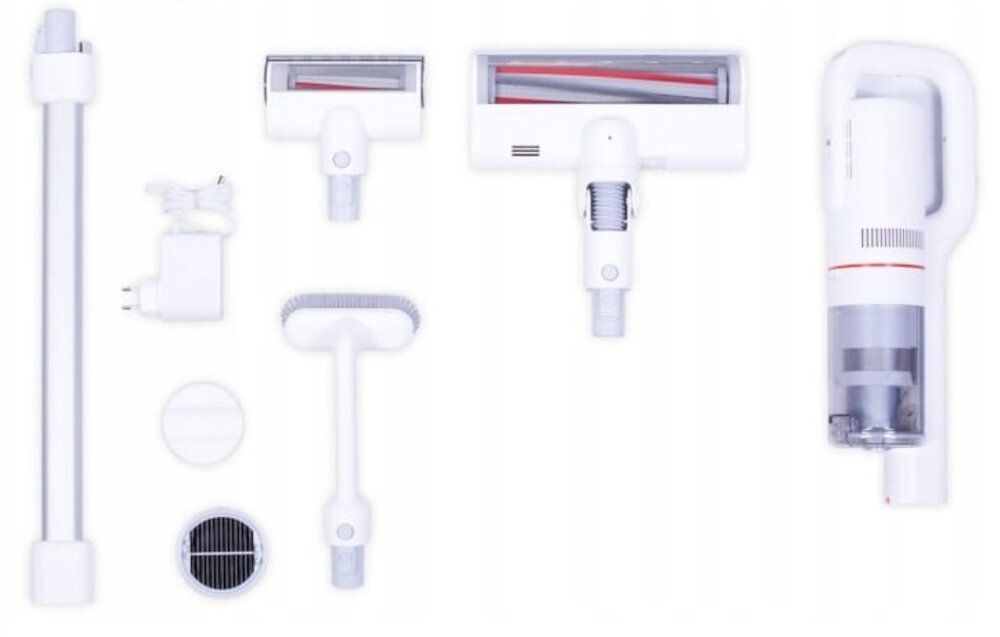 Odkurzacz ROIDMI F8E latwe przechowywanie ladowanie magnetyczty uchwyt wymienne koncowki komplet zestaw wyposazenie