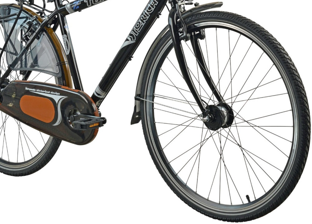 Rower trekkingowy TORPADO T130 Storica M19 28 cali męski Czarny kolo 28 cali