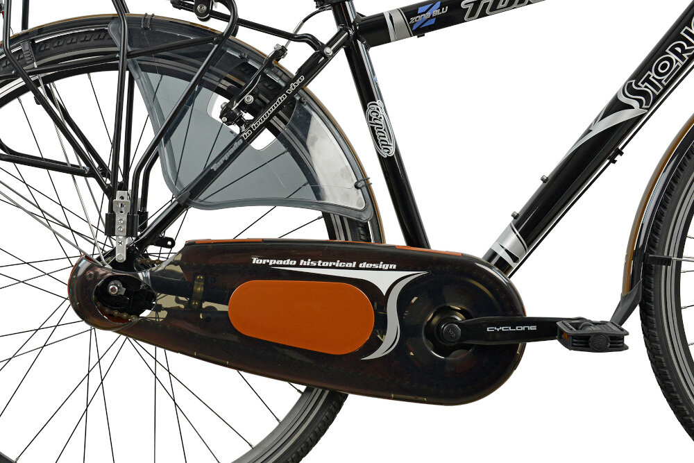 Rower trekkingowy TORPADO T130 Storica M19 28 cali męski Czarny przerzutki 3 shimano