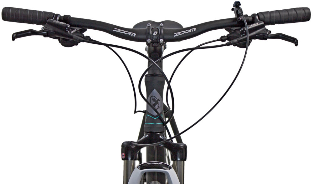 Rower crossowy TORPADO T811 CROSSWIND D19 Czarno-biały kierownica amortyzator