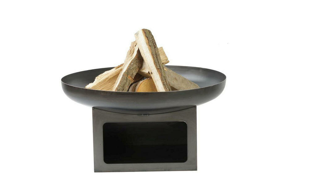 FARMCOOK Pan 12 palenisko ogrodowe blacha stan surowy nogi uchwyty przenoszenie transport