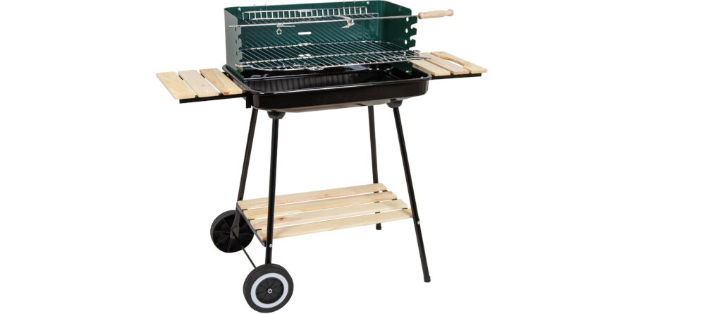 Grill węglowy LANDMANN Wózek 58x38 cm powierzchnia grillowania dla 10 osob wykonanie