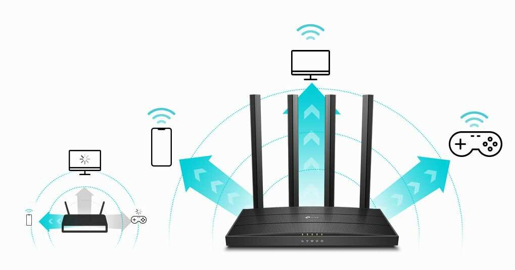 Router TP-LINK Archer C80 - 5 GHz