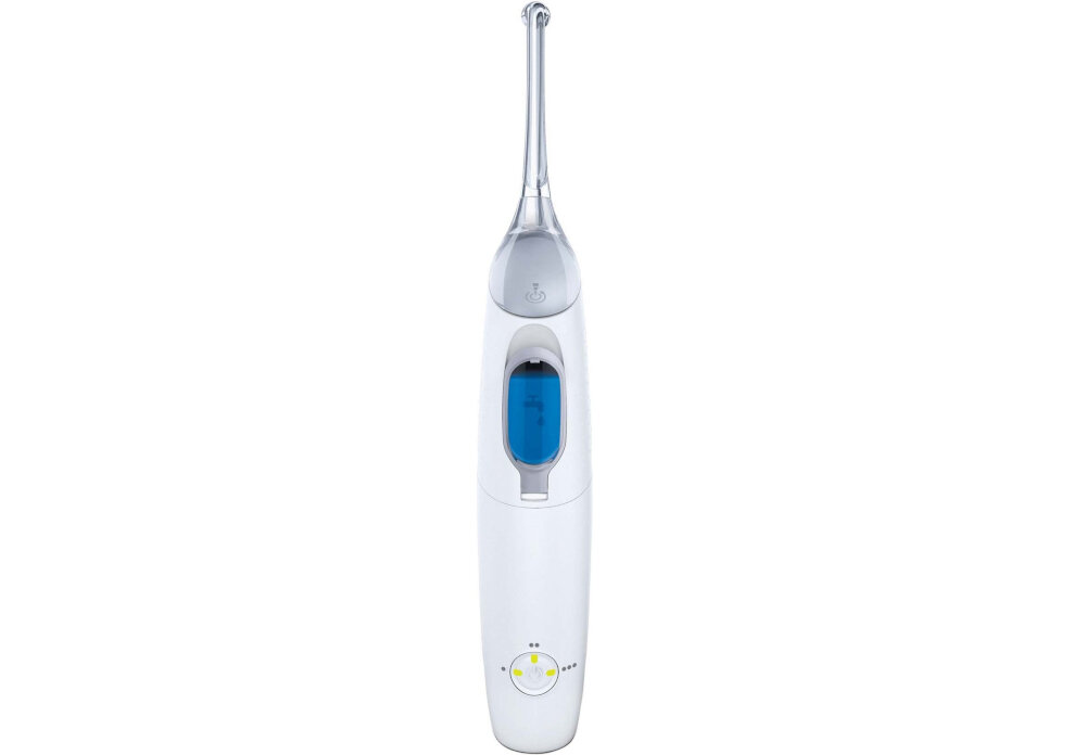 Irygator PHILIPS AirFloss Ultra HX8438/01 ustawienia mozliwosci regulacja dysza przycisk trzy regulacje strumienia pojedynczy podwojny potrojny