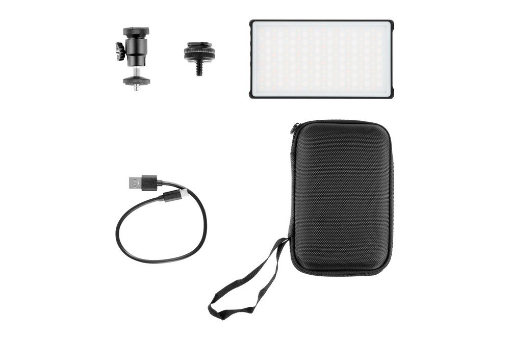 Lampa LED YONGNUO YN365 RGB WB  barwa jasność zasilanie bateria montaż aparat zdjęcia filmy obsługa regulacja waga led wymiary 