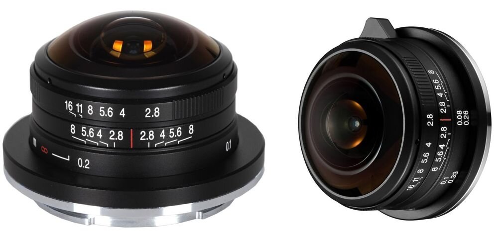 Laowa 4 mm f/2,8 Fisheye ogniskowa przysłona ostrość pierścienie optyka soczewki powłoki montaż bagnet światło jasność zoom filtry waga silnik stabilizacja