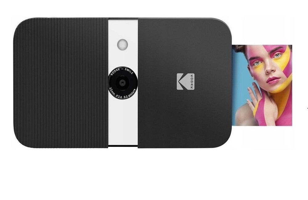 APARAT NATYCHMIASTOWY KODAK SMILE 10MP Z DRUKARKĄ CZARNY lekki podręczny