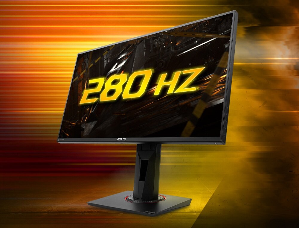 Monitor ASUS Tuf Gaming VG259QM ostry braz wysoka liczba klatek na sekundę
