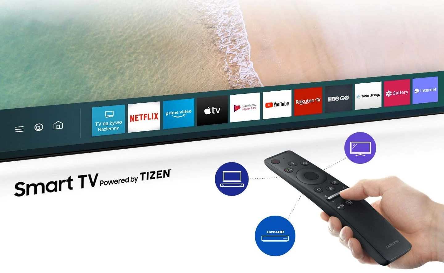 Telewizor SAMSUNG LED UE50TU8502 - pilot