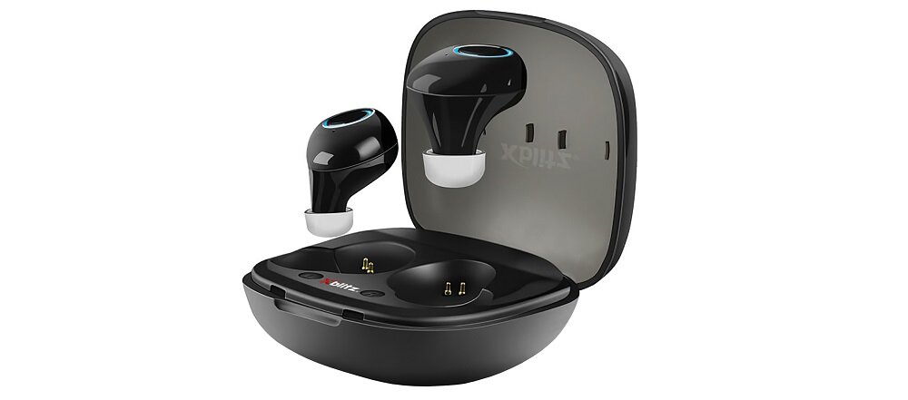 Słuchawki douszne XBLITZ Uni Pro 2 Czarny widok ogólny front