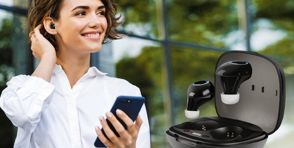 Słuchawki douszne XBLITZ Uni Pro 2 Czarny połączenia