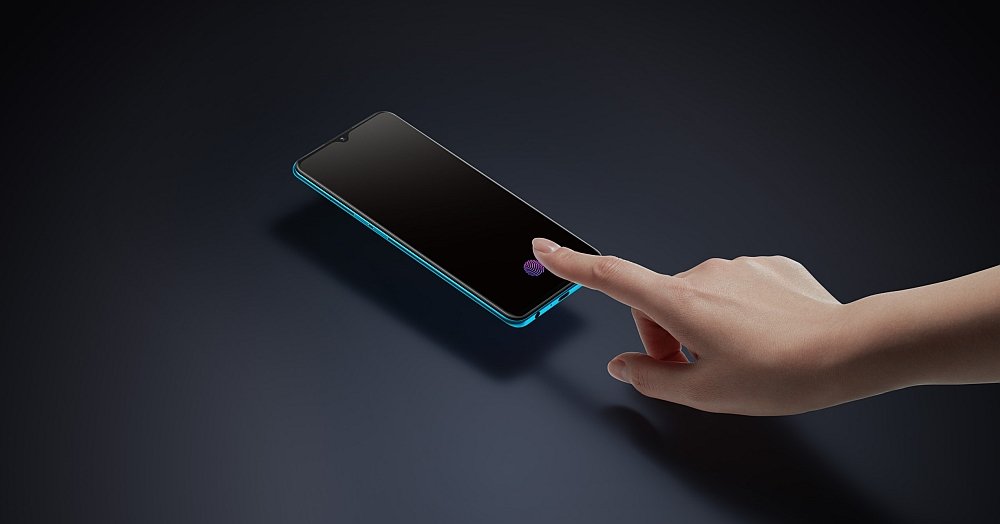 Smartfon OPPO A91 blokada czytnik linii papilarnych