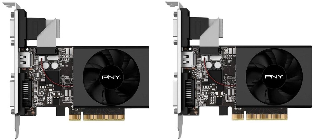 Karta graficzna PNY GeForce GT710 2GB - Gładkie krawędzie przy wysokiej wydajności
