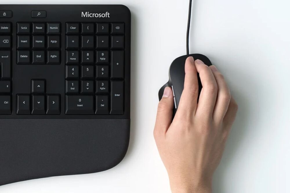 Mysz MICROSOFT Ergonomic Mouse USB przewodowa lekka wytrzymala