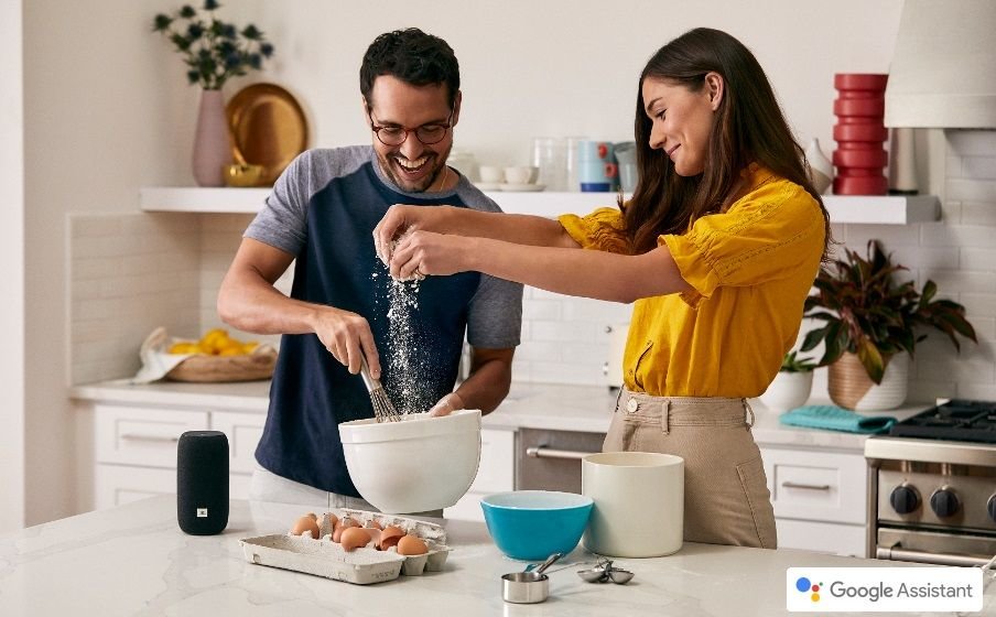 Głośnik Mobilny JBL Link Portable Szary - Asystent Google
