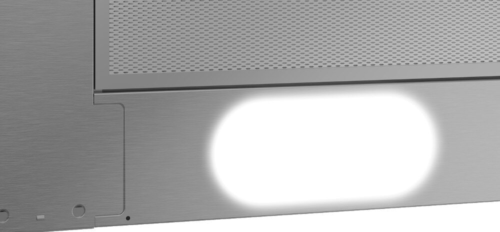 OKAP BEKO HNT61110X oświetlenie LED oszczędność delikatne światło