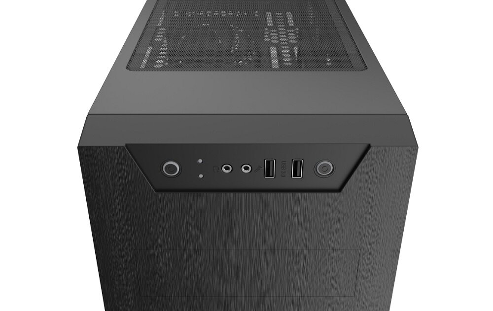 Obudowa SILENTIUM PC Armis AR6 - czytelny panel przedni gniazda USB 3.1 Reset złącze słuchawkowe i mikrofonowe