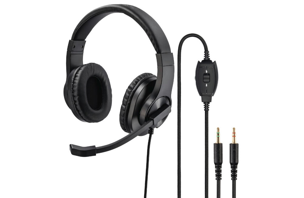 Słuchawki HAMA HS-P300 Czarny regulacja głośności pilot wygoda swoboda korzystania