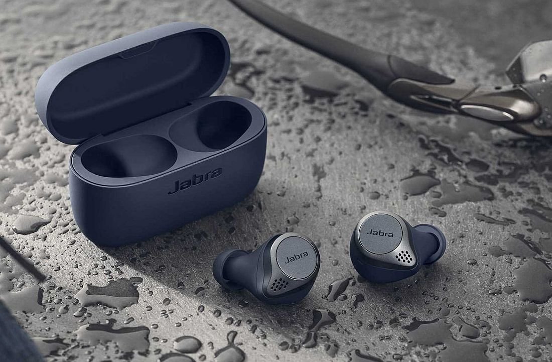 Słuchawki dokanałowe JABRA Elite Active 75t Niebieski - IP57