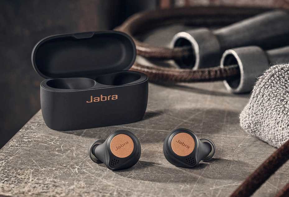 Słuchawki dokanałowe JABRA Elite Active 75t Niebieski - Bateria