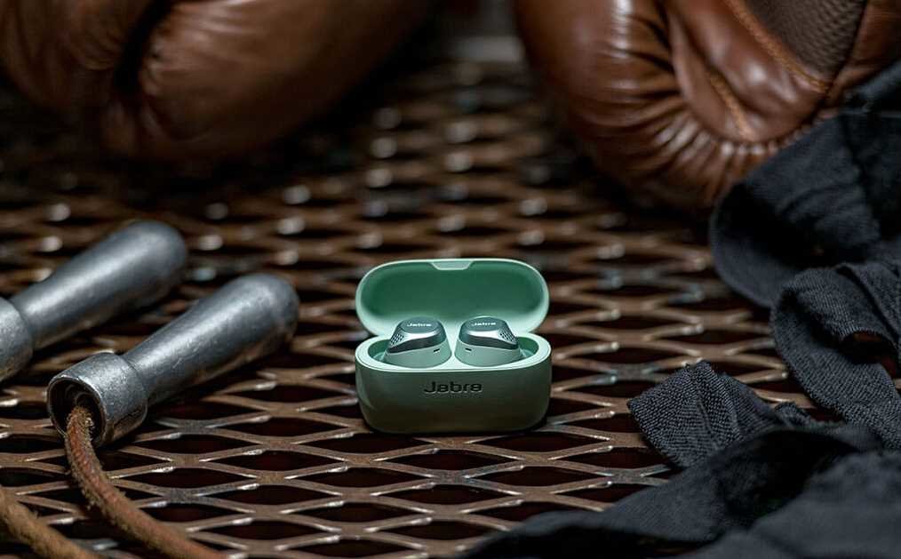 Słuchawki dokanałowe JABRA Elite Active 75t Niebieski - mikrofony