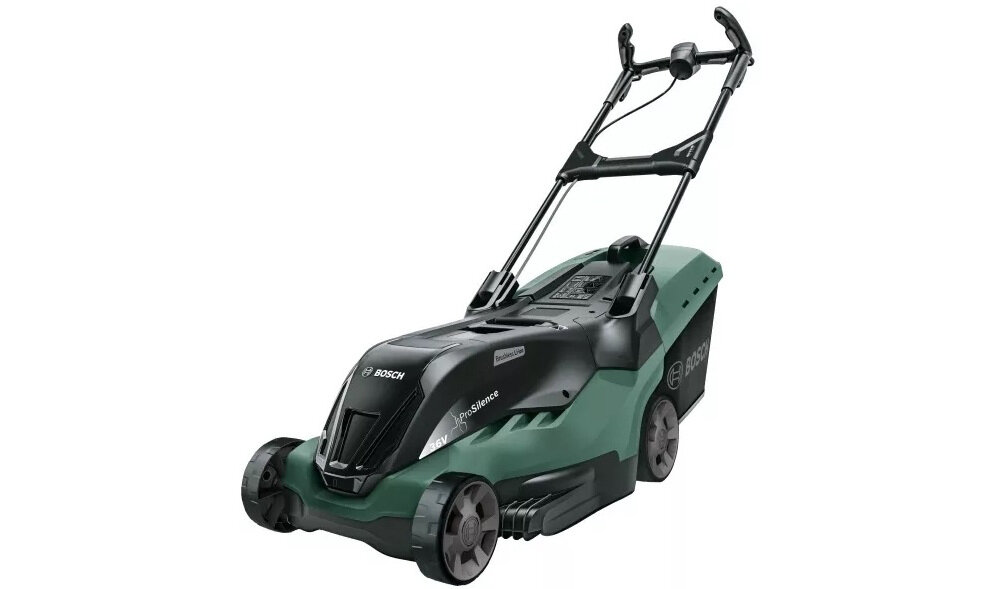 Kosiarka akumulatorowa BOSCH AdvancedRotak 36-660 06008B9606 w zestawie dwa akumulatory 36V/2Ah ładowarka instrukcja obsługi w języku polskim karta gwarancyjna