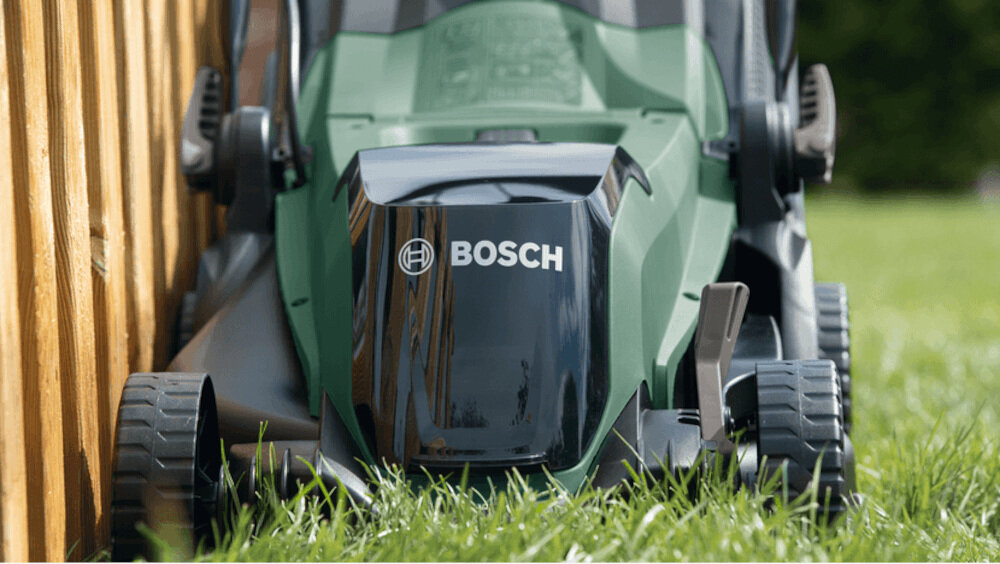 Kosiarka akumulatorowa BOSCH EasyRotak 36-550 06008B9B01 ogrody o powierzchni do 550 m2 specjalne grzebienie do trawy koszenie wzdłuż płotów krawędzi