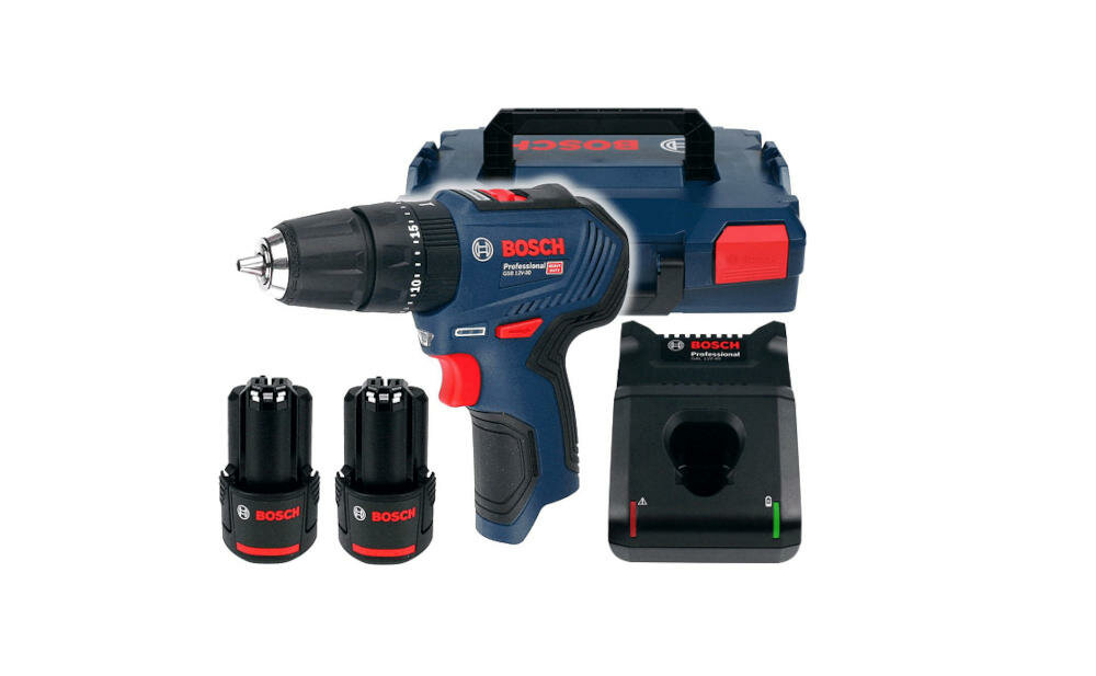 GSB 12V-30 Bosch 06019G9100 zestaw akumulatory ładowarka walizka zestaw instrukcja gwarancja