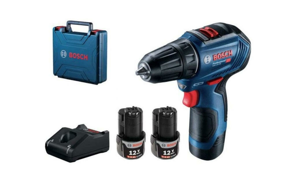 BOSCH GSR 12V-30 06019G9000 zestaw akumulatory ładowarka walizka zestaw instrukcja gwarancja