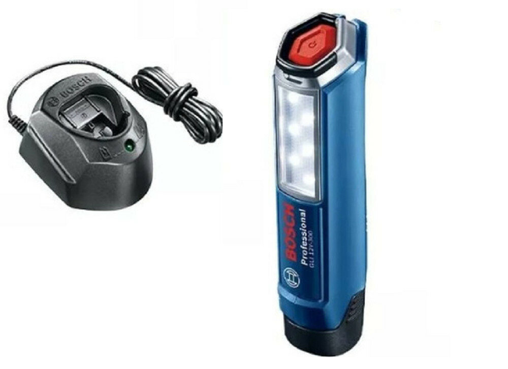 Wiertarko-wkrętarka BOSCH GSR 120-LI dwa akumulatory oświetlenie lampy akumulatorowej GLI 12V-300